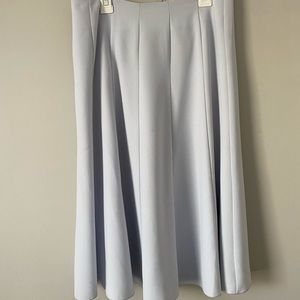 Ann Taylor light blue midi skirt size 2